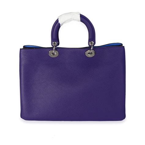 grained Lady Dior purple